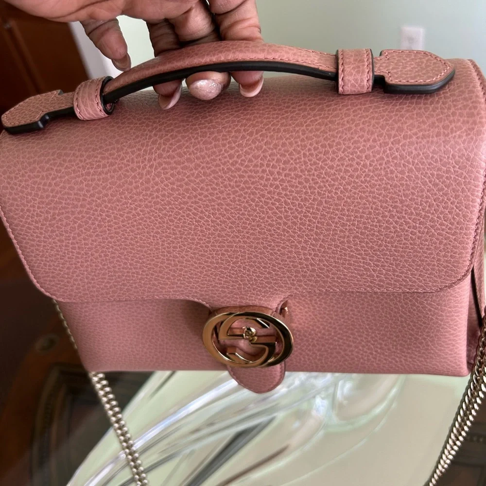 Gucci Pebbled Leather Bag - Picture 9 of 11